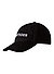 Cap, Baumwolle, schwarz - schwarz