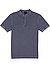 T-Shirt, Regular Fit, Baumwoll-Piqué, blau-grau - blau-grau