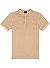 T-Shirt, Regular Fit, Baumwoll-Piqué, beige - beige