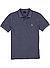 Polo-Shirt, Regular Fit, Baumwoll-Piqué, blaugrau - blau-grau