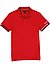 Polo-Shirt, Slim Fit, Baumwoll-Piqué, rot - rot