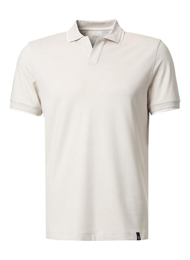 Polo-Shirt, Baumwoll-Jersey geruchshemmend, sand