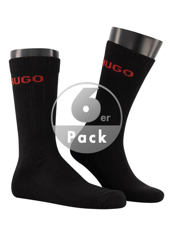 HUGO Socken QS RIB Logo 6er Pack 50510187/001 Image 0