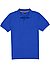 Polo-Shirt, Baumwoll-Piqué, blau - blau