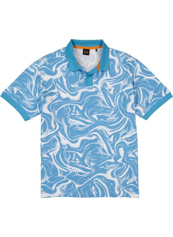 BOSS Orange Polo-Shirt Allover Ocean 50511565/100 Image 0