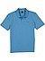 Polo-Shirt, Baumwoll-Jersey, blau - blau