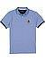 Polo-Shirt, Classic Fit, Baumwoll-Piqué, blau - blau