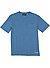 T-Shirt, Regular Fit, Bio Baumwolle, blau - blau