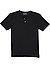T-Shirt, Shaped Fit, Bio Baumwolle, schwarz - schwarz