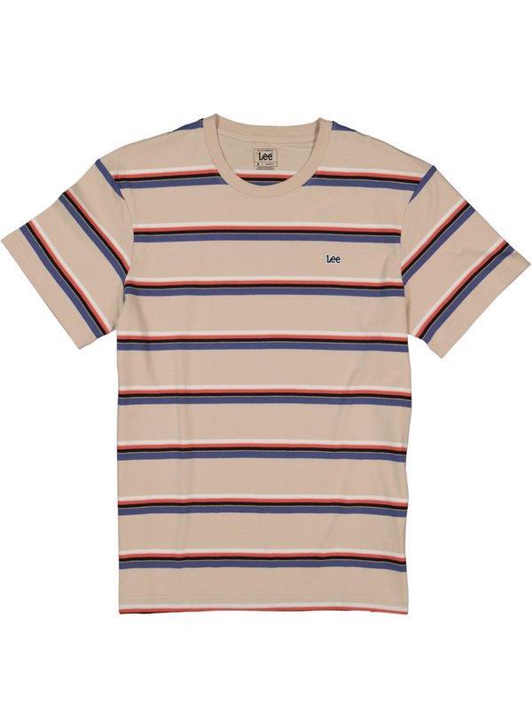 Lee T-Shirt Relaxed stripe tee greige 112350089