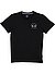 T-Shirt, Regular Fit, Baumwolle, schwarz - schwarz