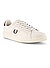 Sneaker, Leder, creme-braun - ecru-braun