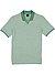 Polo-Shirt, Baumwoll-Jersey, grün meliert - grün