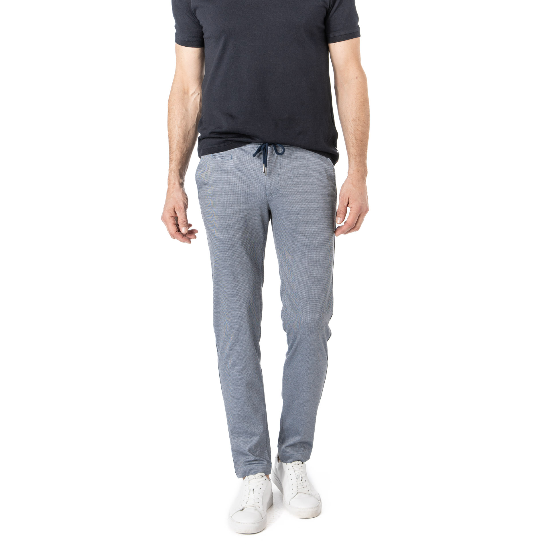 bugatti Herren Hose blau meliert