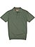 Polo-Shirt, Baumwoll-Strick, grün - graugrün