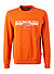 Sweatshirt, Baumwolle, orange - dunkelorange