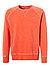 Sweatshirt, Baumwolle, orange - lachsorange