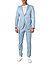 Anzug, Extra Slim Fit, Baumwolle, hellblau - hellblau