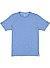 T-Shirt, Baumwolle, blau meliert - blau