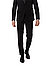 Hose, Slim Fit, Wolle, schwarz - schwarz