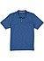 Polo-Shirt, Baumwoll-Piqué, dunkelblau meliert - dunkelblau