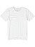 T-Shirt, Modern Fit, Baumwolle, weiß - weiß