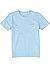 T-Shirt, Modern Fit, Baumwolle, hellblau - hellblau