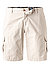 Cargoshorts, Baumwolle, beige - beige