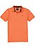 Polo-Shirt, Classic Fit, Baumwoll-Piqué, orange - orange