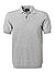 Polo-Shirt, Baumwoll-Strick, grau - grau