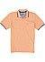 Polo-Shirt, Baumwoll-Piqué, orange meliert - orange