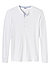 Longsleeve, Bio Baumwolle, weiß - weiß