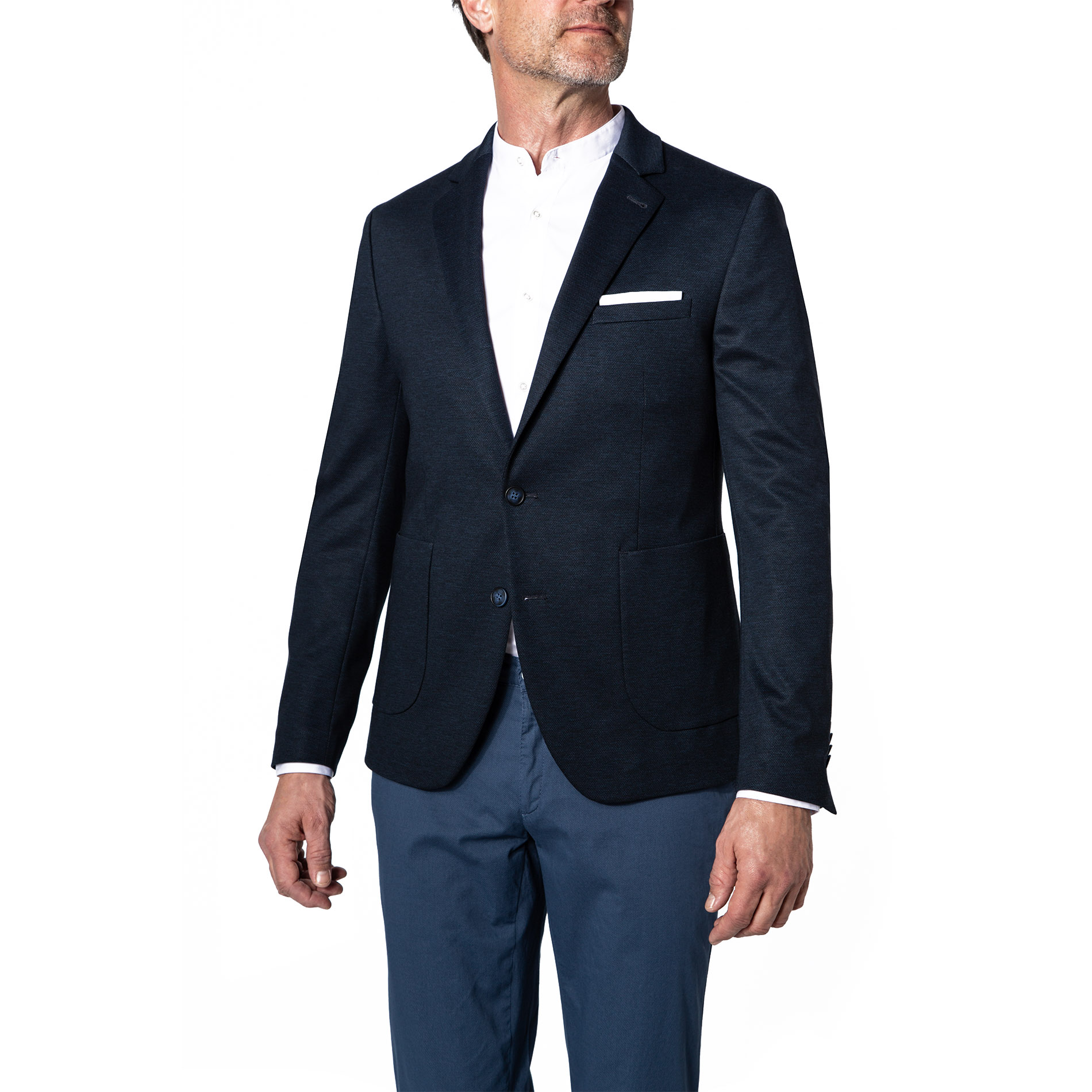 CINQUE Herren Sakko blau meliert