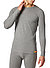 Longsleeve, Baumwoll-Stretch, grau meliert - grau