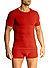 T-Shirt, RED2400, Mikrofaser-Stretch, rot - rot
