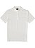 Polo-Shirt, Leinen-Stretch, weiß - ecru