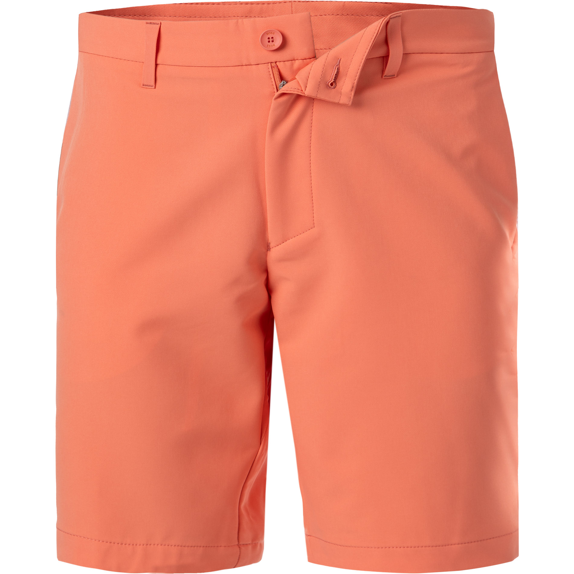 BOSS Green Herren Shorts orange Mikrofaser Slim Fit
