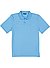 Polo-Shirt, Baumwoll-Piqué, blau - blau