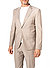 Sakko Aidan, Slim Fit, Mikrofaser, beige - beige