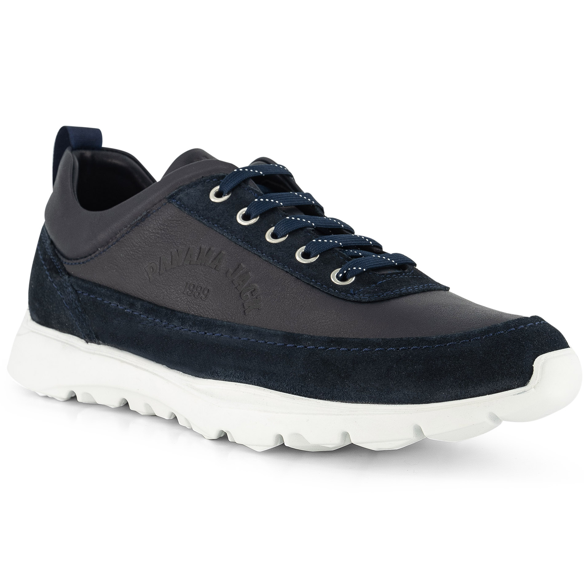Panama Jack Herren Sneaker blau Glattleder