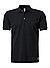 Polo-Shirt, Baumwoll-Piqué, schwarz - nero