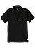 Polo-Shirt, Baumwoll-Piqué, schwarz - nero