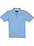 Polo-Shirt, Regular Fit, Baumwoll-Piqué, hellblau - pastellblau