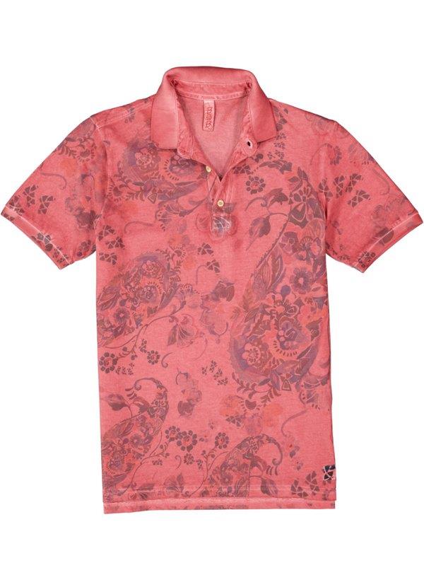 BOB Polo-Shirt PRESS PRINT58/bordeauxNormbild