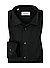 Hemd, Slim Fit, Bio Baumwolle, schwarz - schwarz