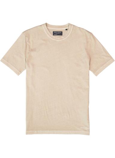 T-Shirt, Regular Fit, Bio Baumwolle, beige