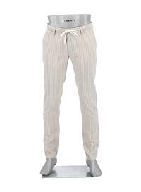 Alberto Slim Fit Jump Linen Stripe 30371925/045