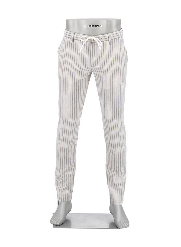 Alberto Slim Fit Jump Linen Stripe 30371925/048