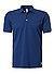 Polo-Shirt, Baumwoll-Piqué, blau - china