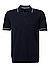 Polo-Shirt, Baumwoll-Strick, navy - navy